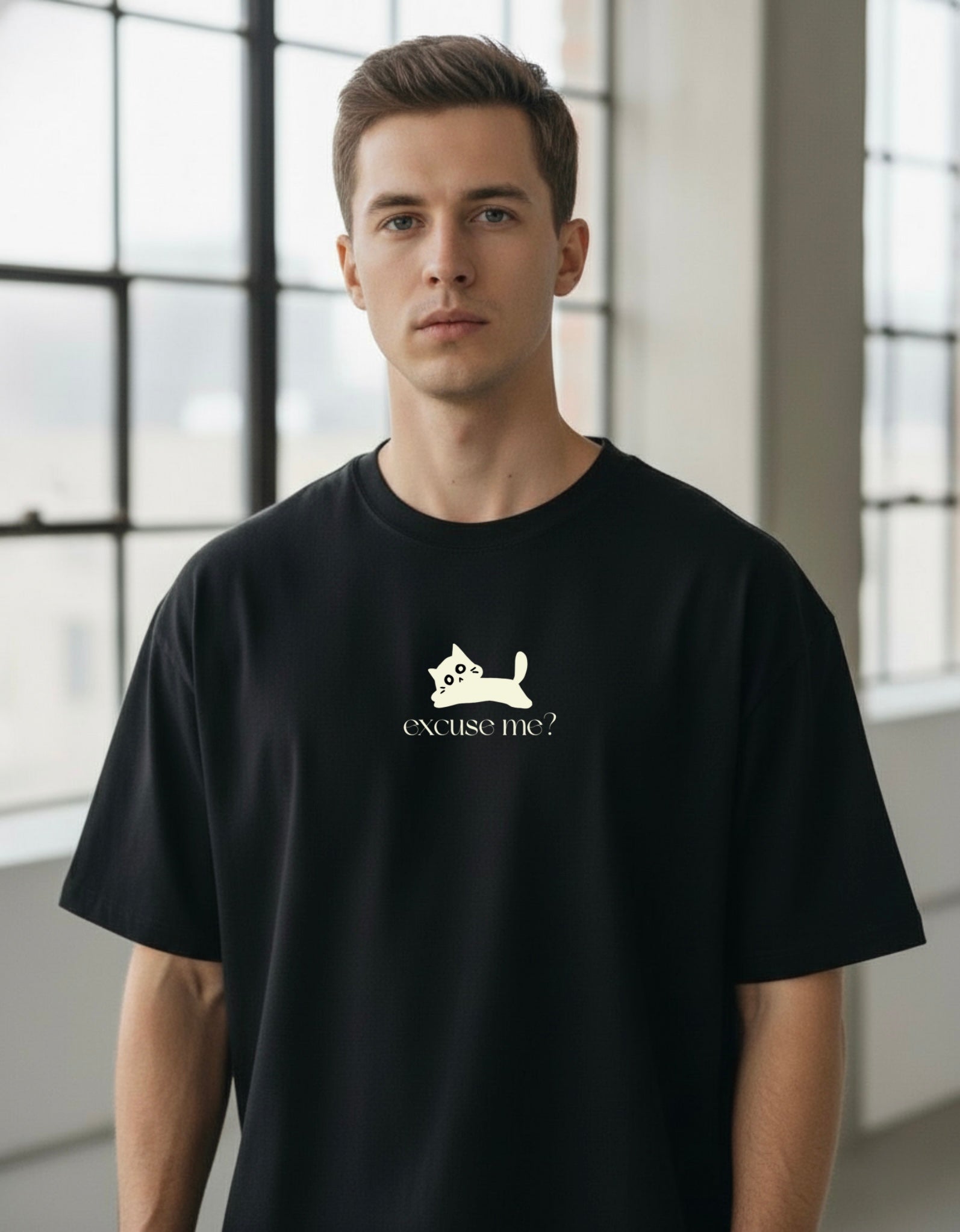 Excuse me oversized tshirt