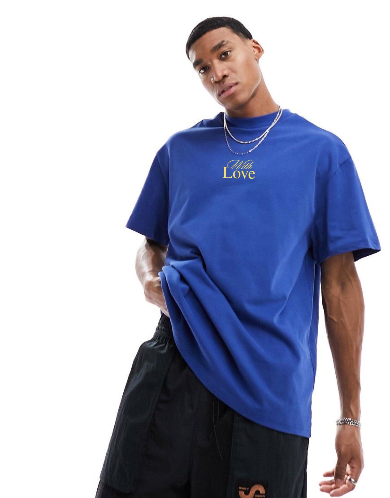 With love unisex oversized tshirt