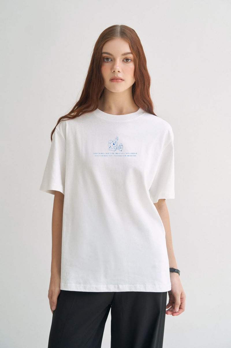 Chill vibes only unisex oversized tshirt