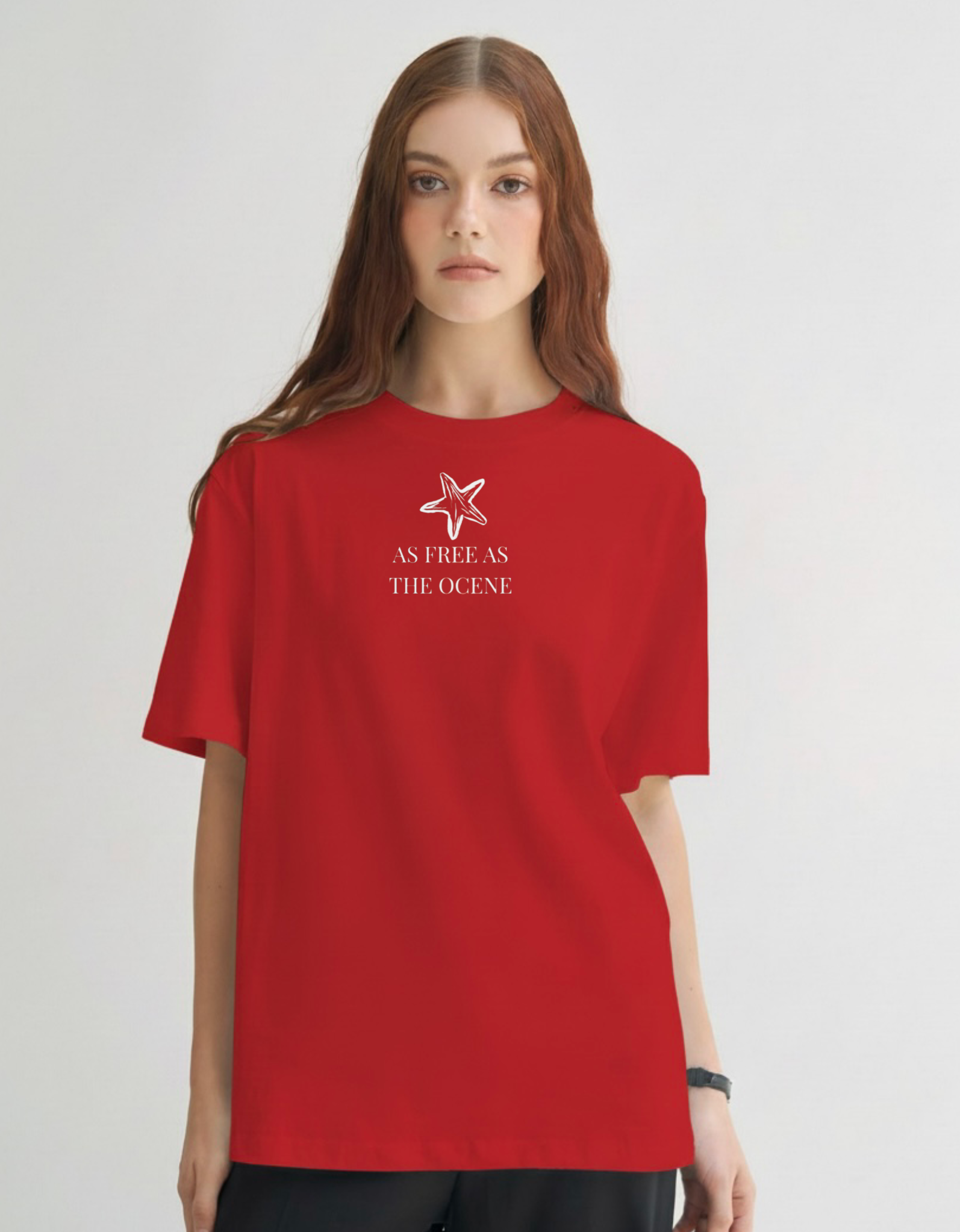 Free as Ocene oversized tshirt