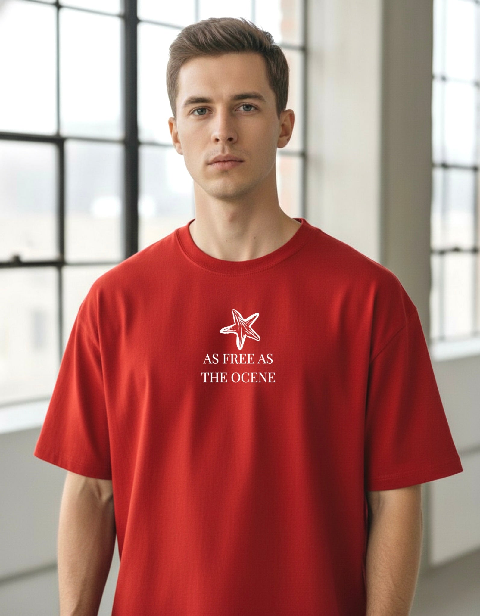 Free as Ocene oversized tshirt