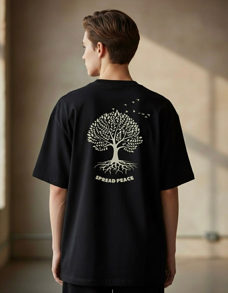 Spread peace oversized tshirt