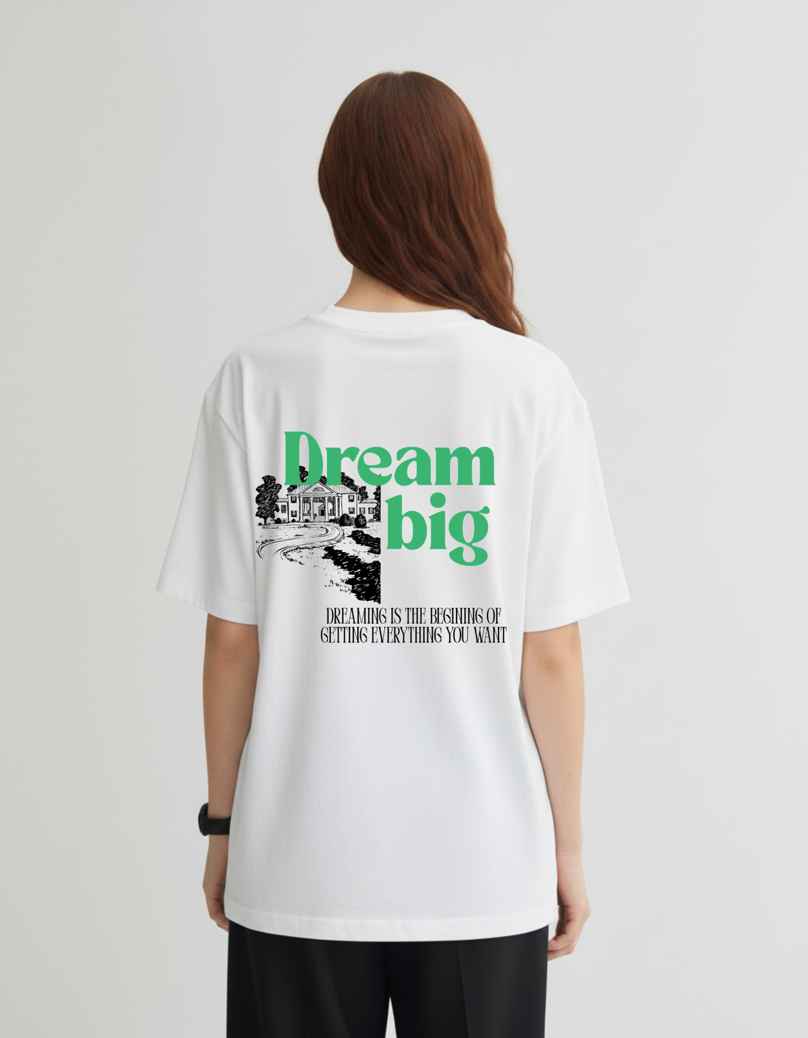 Dream big oversized tshirt